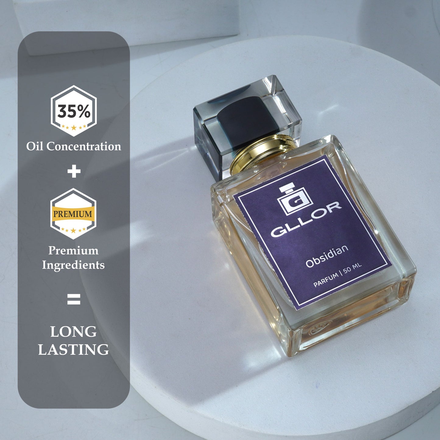 GLLOR Obsidian | 50ml Parfum - Unisex Luxury Gift
